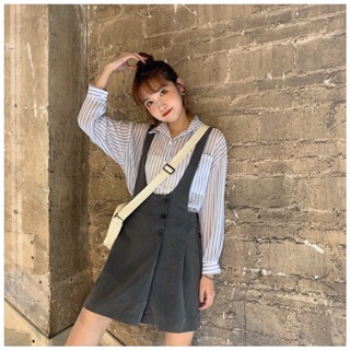 Yếm quần xếp/ Yếm nữ xinh/ Yếm nữ ulzzang