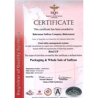2g Saffron Bahraman sợi khô