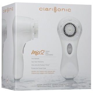 Máy rửa mặt Clarisonic màu trắng