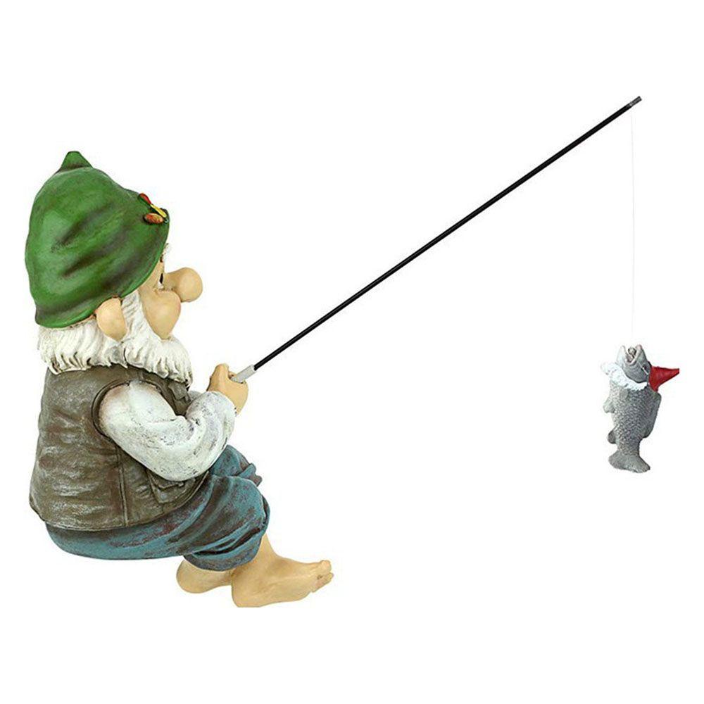 Đồ trang trí Gnome Câu Cá Bằng Nhựa Resin Trang Trí Trong Và Ngoài Nhà