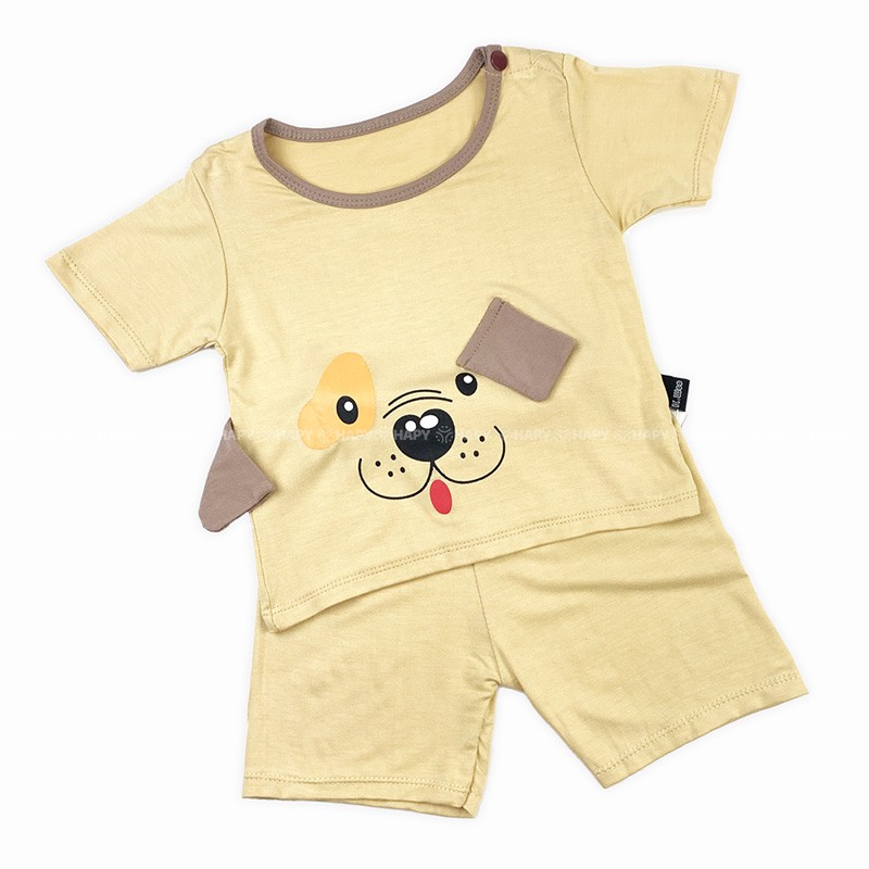 [XẢ KHO] Đồ Bộ Bé Gái / Trai Hình Thú Cotton Lạnh Màu Mới Siêu Mát 2021 - HAPY HP503