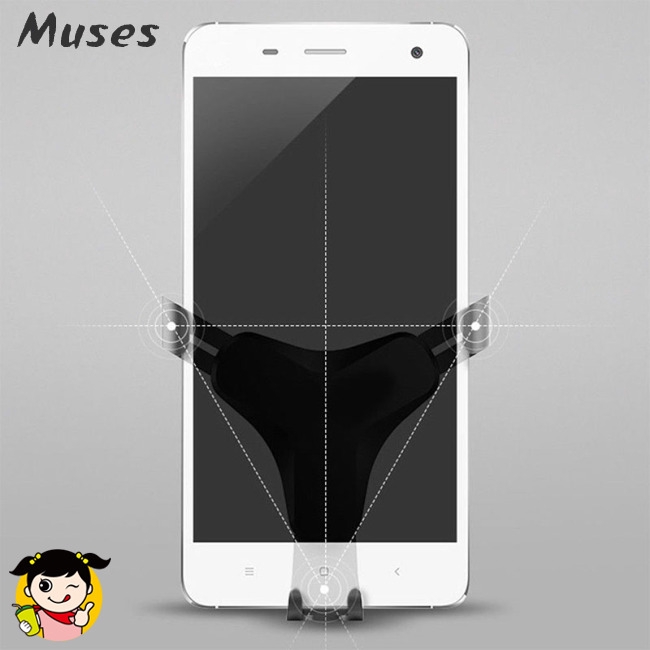 Muse07 Chân đế giữ điện thoại , gắn ở lỗ thông hơi trong xe hơi | BigBuy360 - bigbuy360.vn