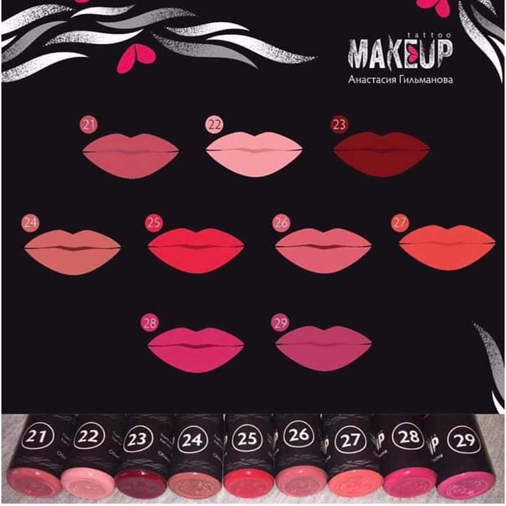 Mực phun môi mày Makeup