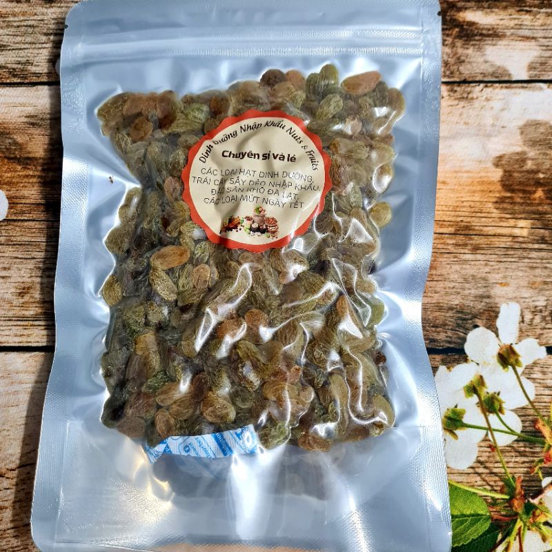 500g Nho Khô Xanh Loại Ngon 💥FREESHIP💥 ăn bao ghiền
