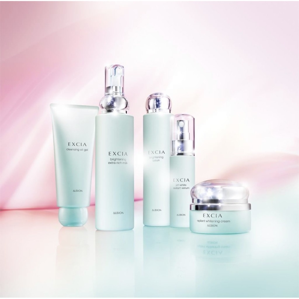 Tổng hợp đầy đủ dòng Excia Brightening làm sáng, chống lão hoá vượt bậc