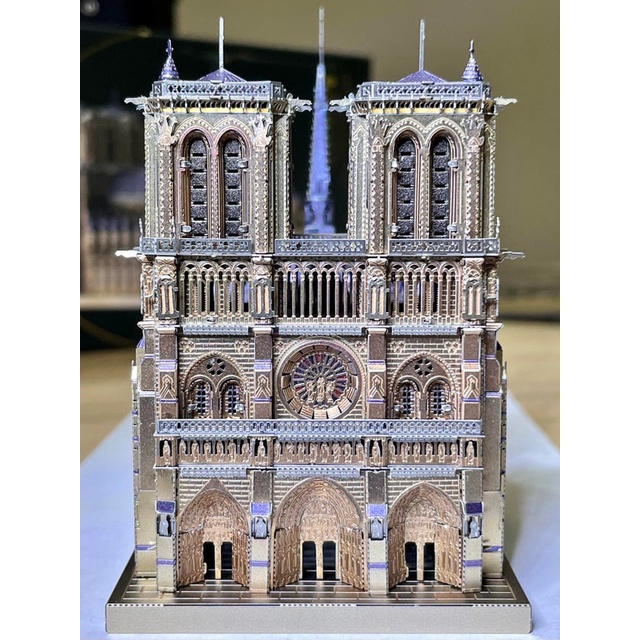 Mô Hình Kim Loại 3D Piececool Nhà Thờ Đức Bà Paris