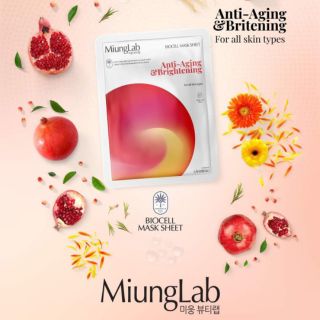 Mặt Nạ Dưỡng Da Cao Cấp Miung Lab giúp da Trắng Hồng Căng Bóng Cấp Ẩm Chống Lão Hóa.