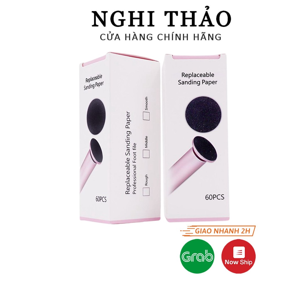 Miếng chà gót chân LADURA hộp 60 miếng