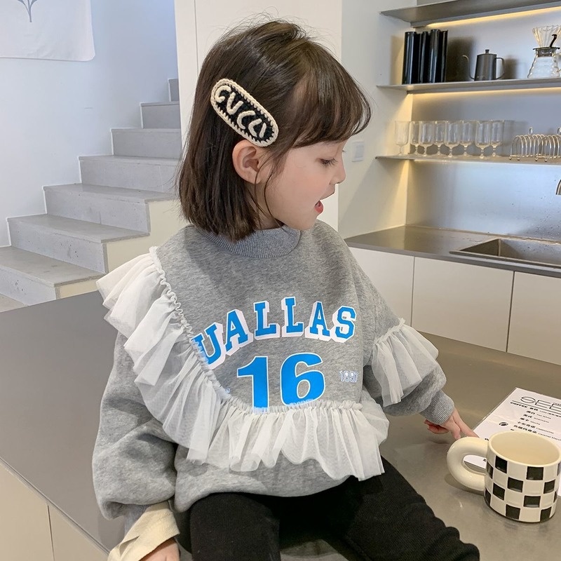 Áo dáng rộng thời trang hàn quốc xinh xắn dành cho bé