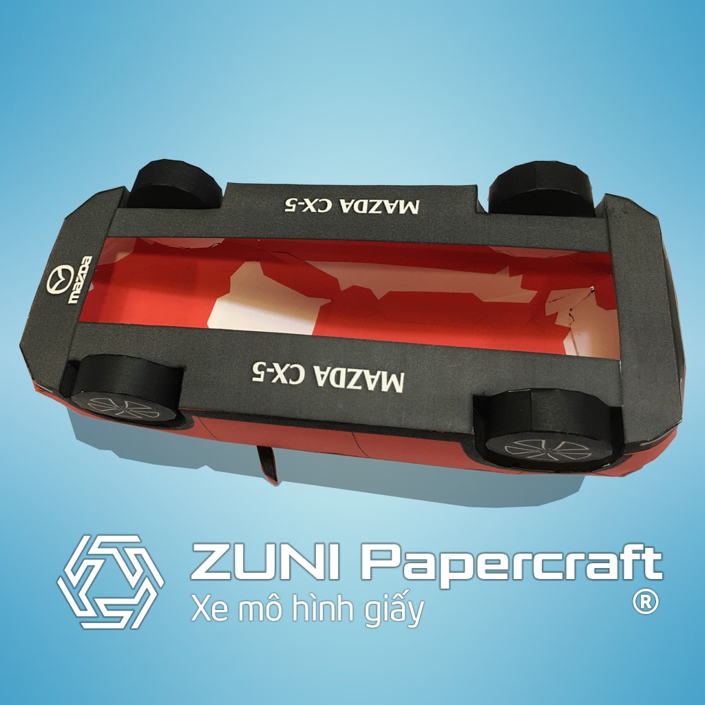 Bộ KIT xe mô hình giấy Mazda CX-5 của ZUNI Papercraft