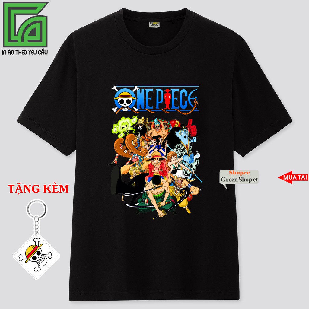 (NEW) Áo Thun Đen One Piece Nguyên Nhóm S146