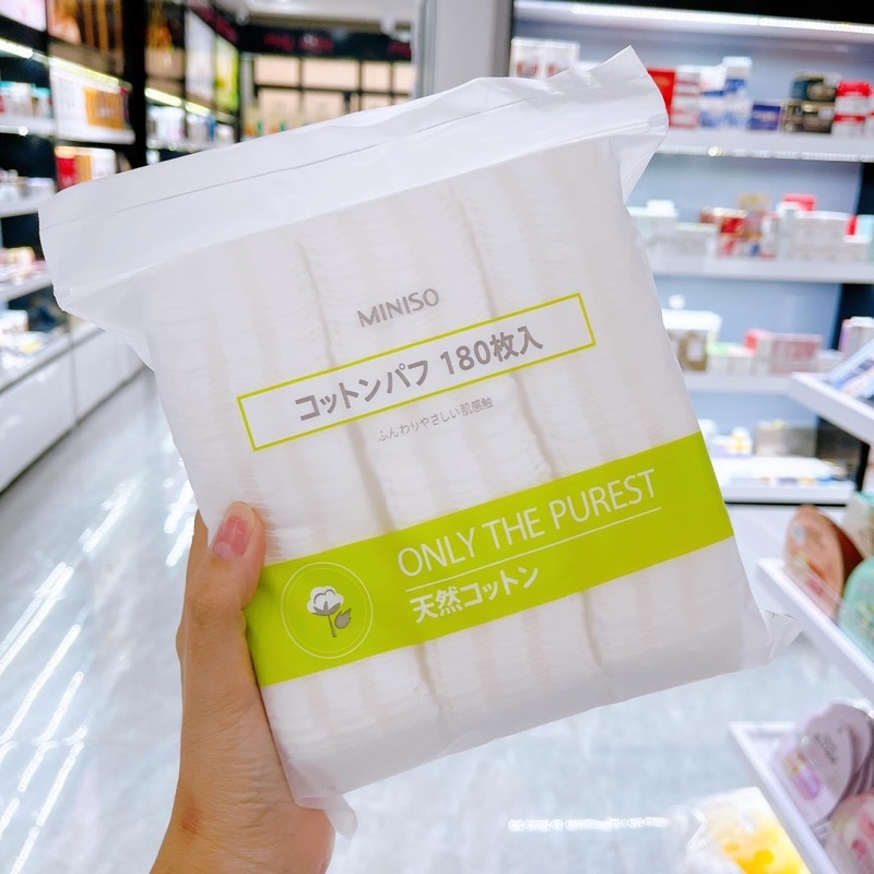 Hộp bông tẩy trang Miniso 1000 miếng Nhật Bản