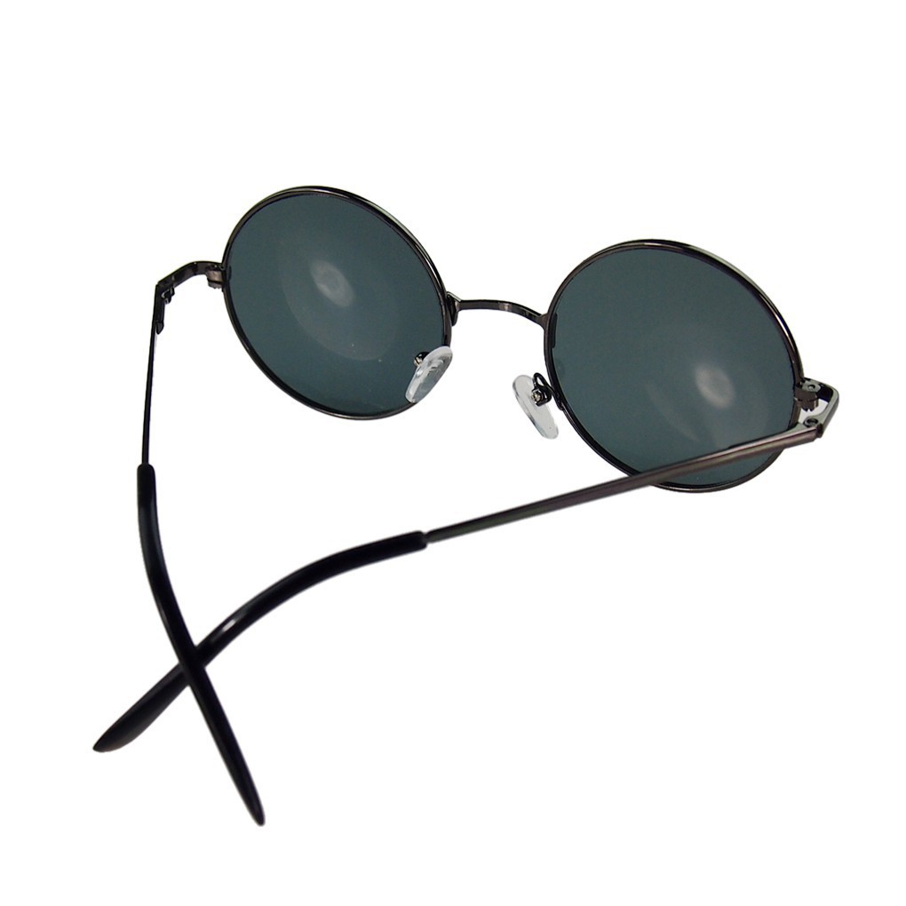 Kính Mát Gọng Kim Loại Chống Tia Uv400 Kiểu Dáng Thời Trang Unisex