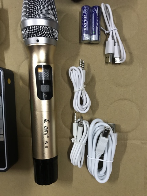 [Freeship toàn quốc từ 50k] Combo sound h9( bluetooth) mic ami (bluetooth) full phụ kiện