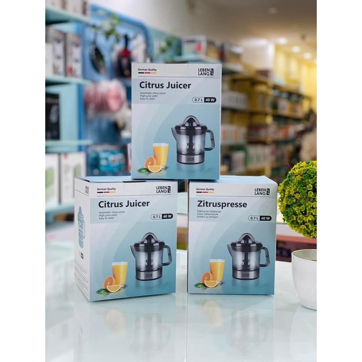 Máy Vắt Cam Thương Hiệu Đức Lenbanlang Tự Động Hàng Chính Hãng - Bảo Hành 2 Năm