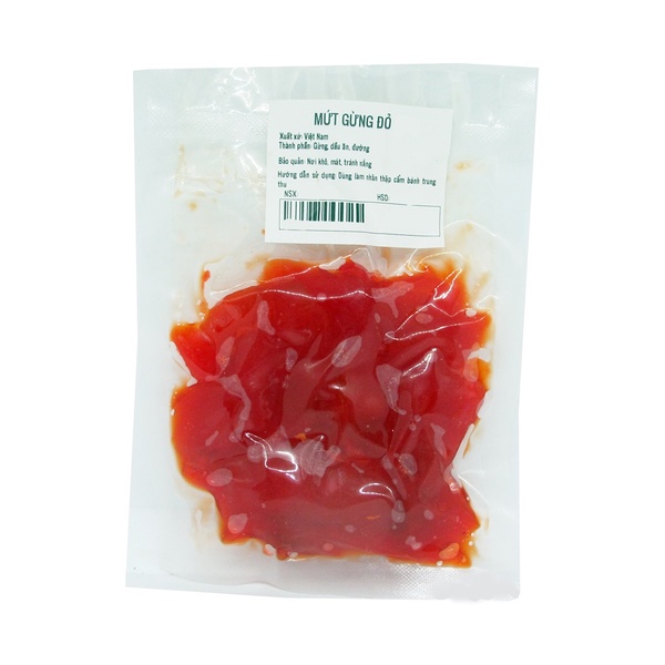Mứt gừng đỏ dạng sợi gói 200g