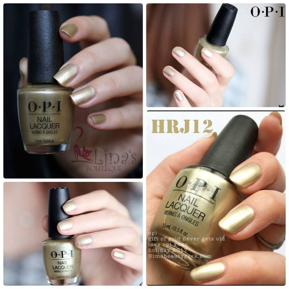 SƠN MÓNG TAY OPI - HRJ12 - GIFT OF GOLD NEVER GETS OLD