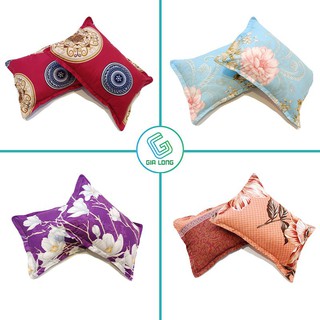 Vỏ gối nằm 💖45x65💖 vỏ gối, bao gối cotton poly hoa lá đẹp Gia Long Home