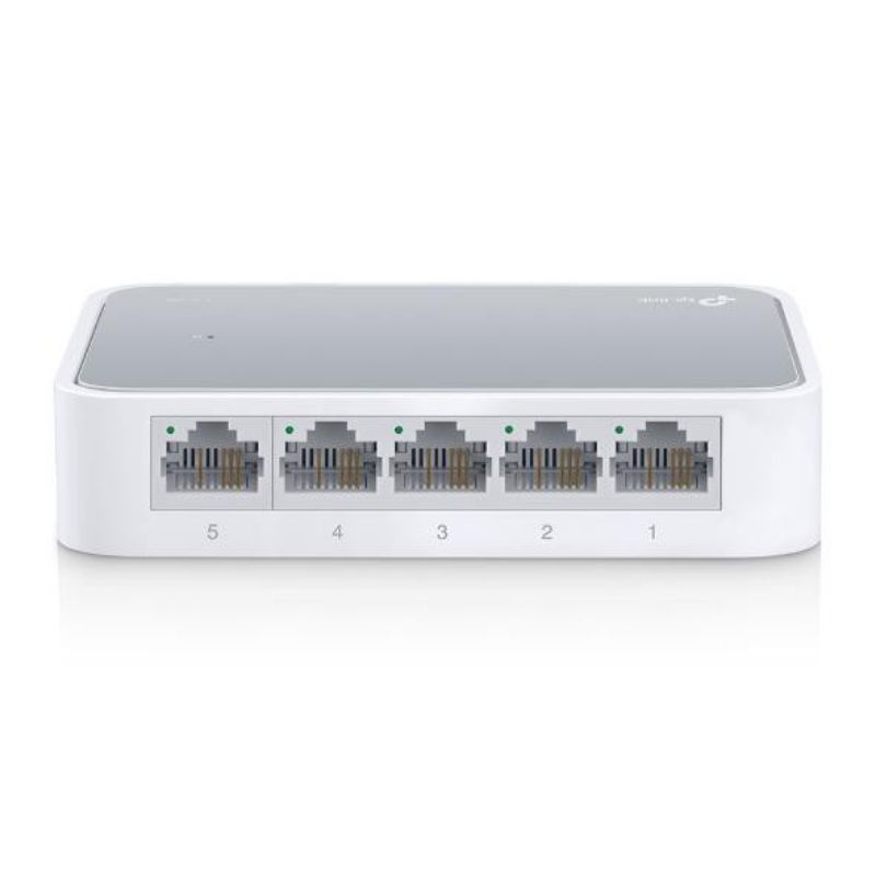 Switch mạng 5 port Tp-Link + 2 Uplink 10/100Mbps - Hàng chính hãng