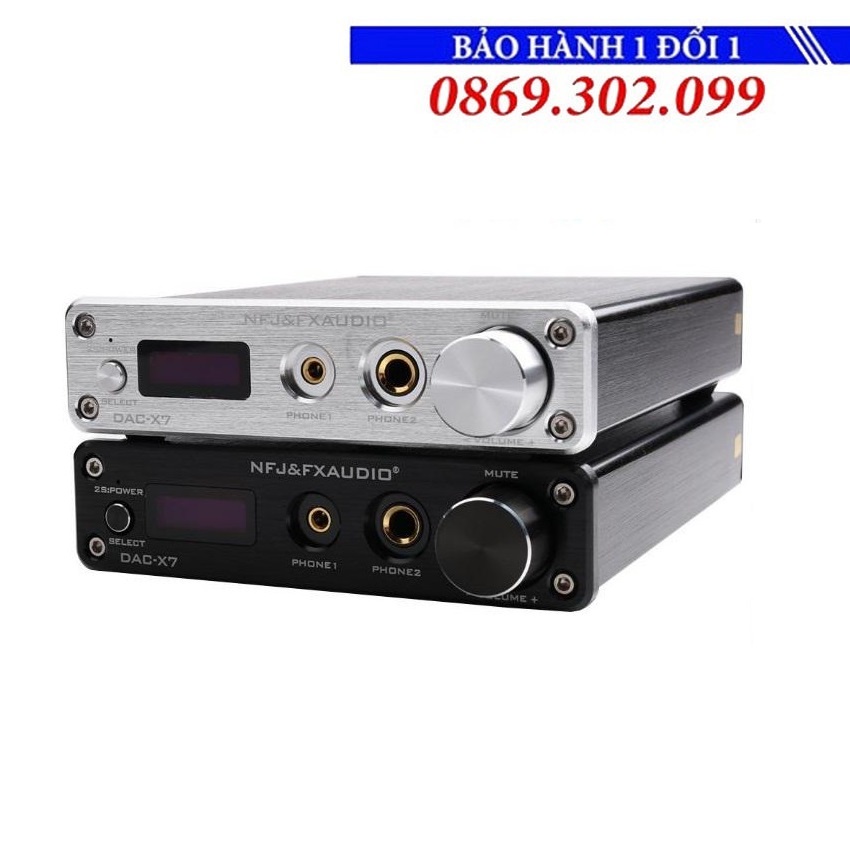 FX-AUDIO DAC-X7 - ĐẦU GIẢI MÃ DAC 384KHZ/32BIT DSD256