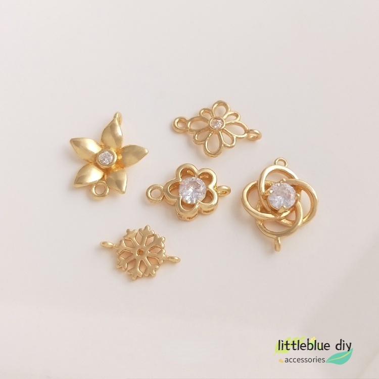 Mặt Vòng cổ / Vòng Tay Hình Vuông / Hoa Diy