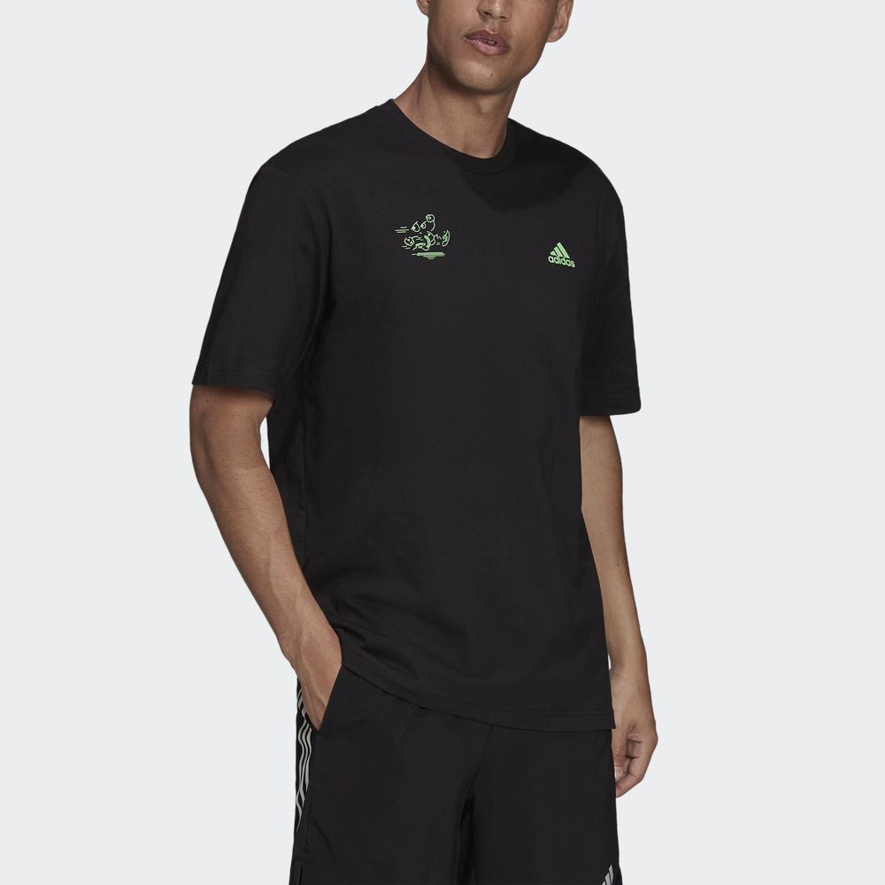 Áo Tee adidas RUNNING Nam Áo Thun Signature Màu xanh dương GV1348