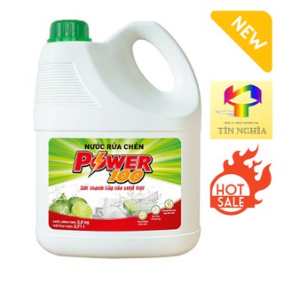 Nước rửa chén power100 hương chanh 1,5 kg