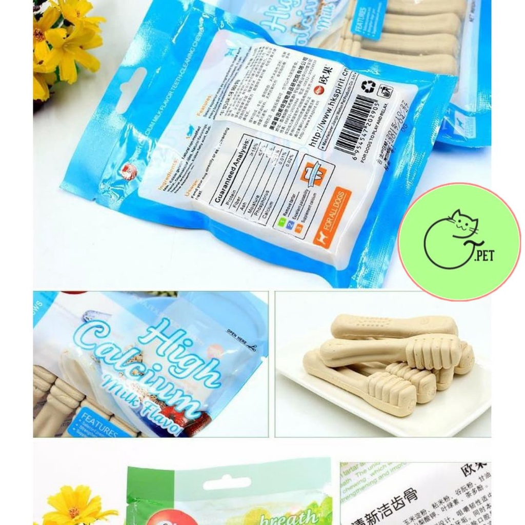 Xương Gặm Orgo Sạch Răng-Thơm Miệng -Bổ Sung Canxi cho chó