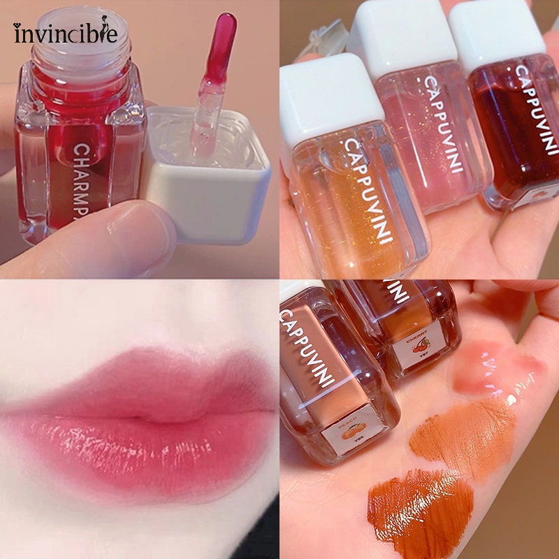 1 Son Bóng Dạng Lỏng Chống Thấm Nước Và Mồ Hôi Không Dính Cốc Màu Trong Suốt Tự Nhiên