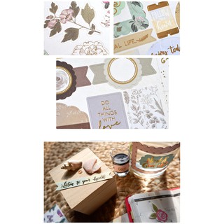 Giấy quyển scrapbook 30cm x 30cm