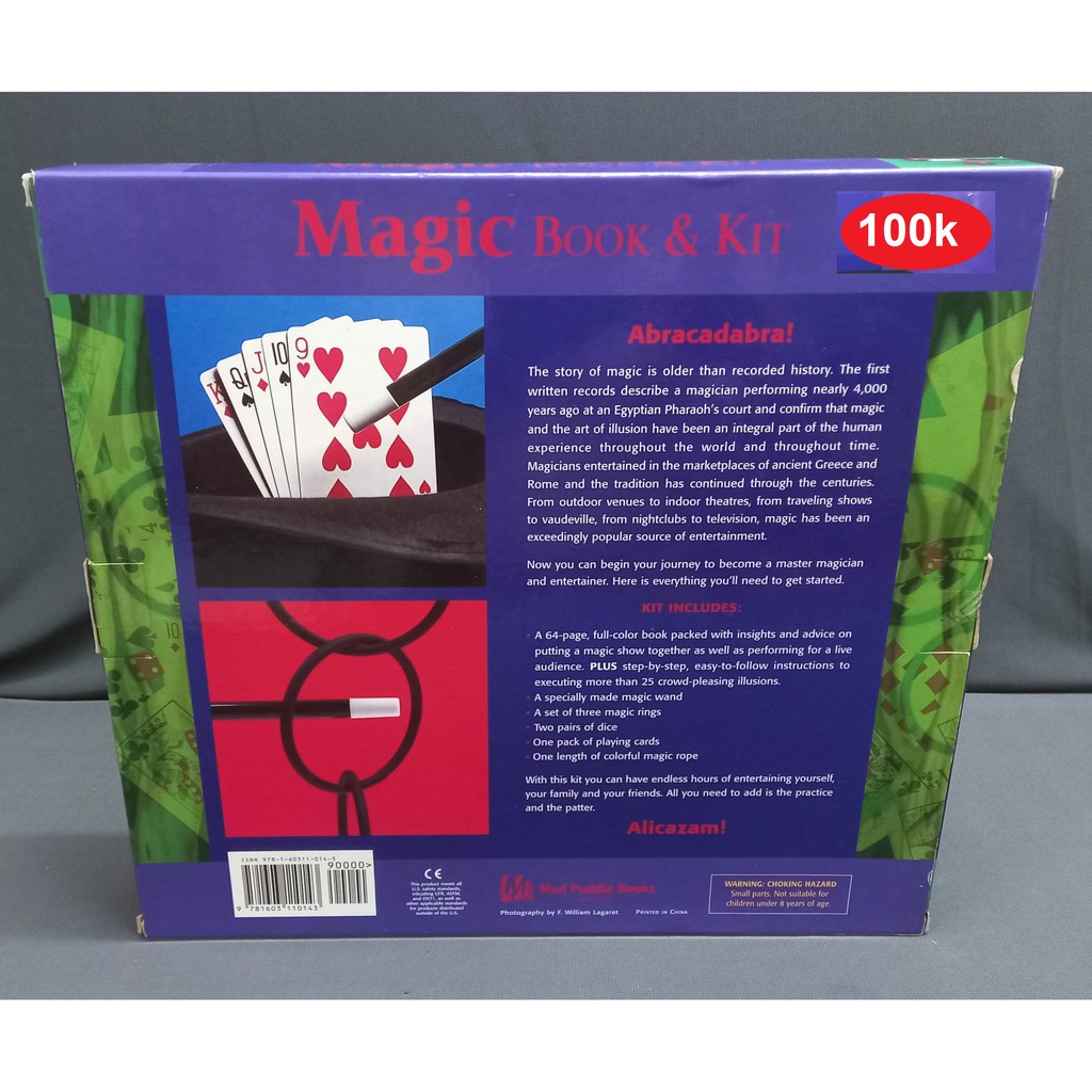 Bộ trò chơi ảo thuật Magic Book & Kit Toy