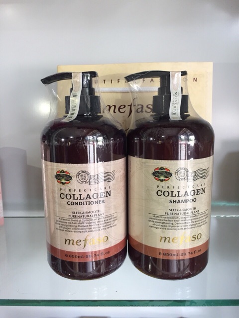 Dầu xả Collagen Mefaso chính hãng mềm mượt 850ml