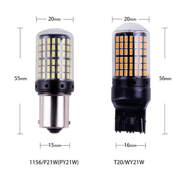 Bóng Đèn Led Xi Nhan 1x3014 144smd S25 1156 Ba15S P21W Bay15D Bau15S Py21W T20 7440 W21W W21 / 5w