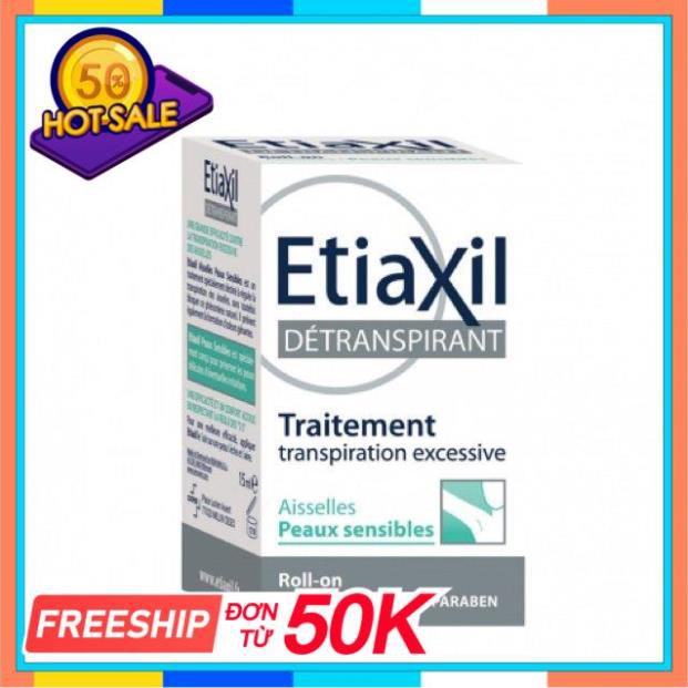 ❤FREE SHIP❤ Lăn Khử Mùi Ngăn Ngừa Mồ Hôi Hiệu Quả Etiaxil 15ml