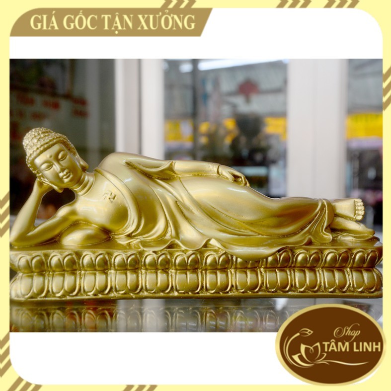 Tượng Đức Phật Thích Ca nhập Niết Bàn ngang 24cm-Nhiều mẫu GIÁ TỐT NHẤT THỊ TRƯỜNG