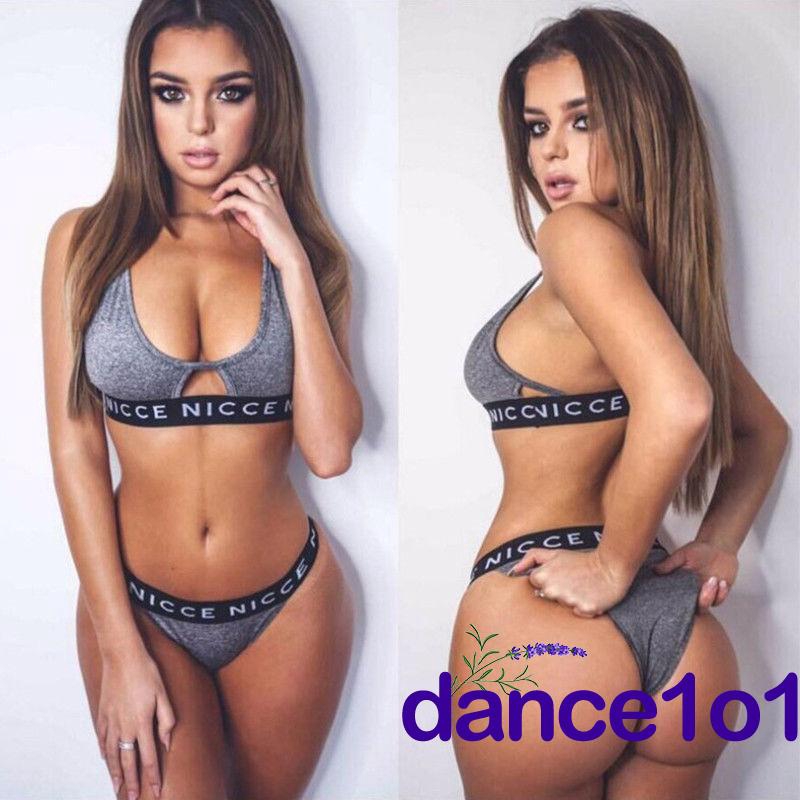 Bộ Đồ Lót Thể Thao 2 Món Thời Trang Cho Nữ