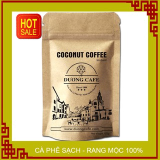 [Combo 10 Gói] Cà phê Dừa hòa tan - Thơm ngon, béo ngậy gói 120 gr - Dương Cafe