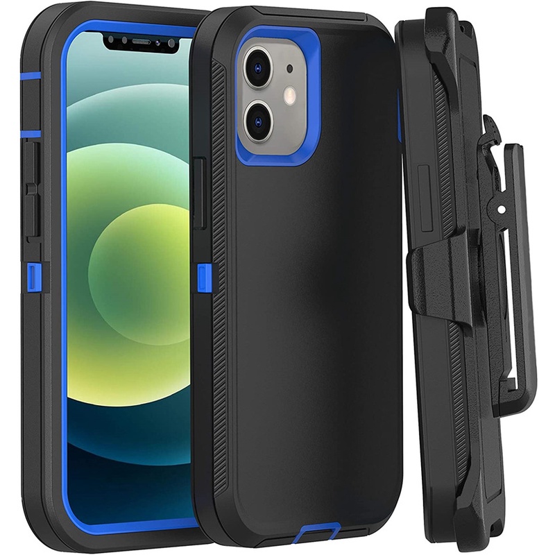 Ốp Điện Thoại armor pc Silicone Chống Sốc Bảo Vệ 360 Độ Cho iphone 11 12 13 pro max x xs xr 14 plus