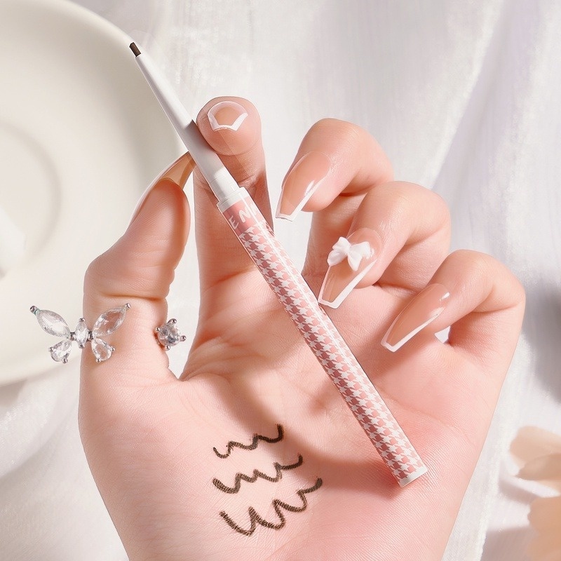 Bút Kẻ Mắt Dạng Gel 5 Màu Siêu Mịn Nhanh Khô Chống Thấm Nước Chống Mồ Hôi Lâu Trôi Không Phai Màu