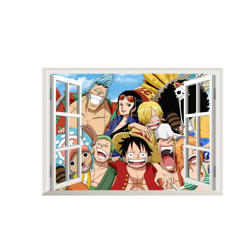 Hình dán tường hình one piece đẹp mắt