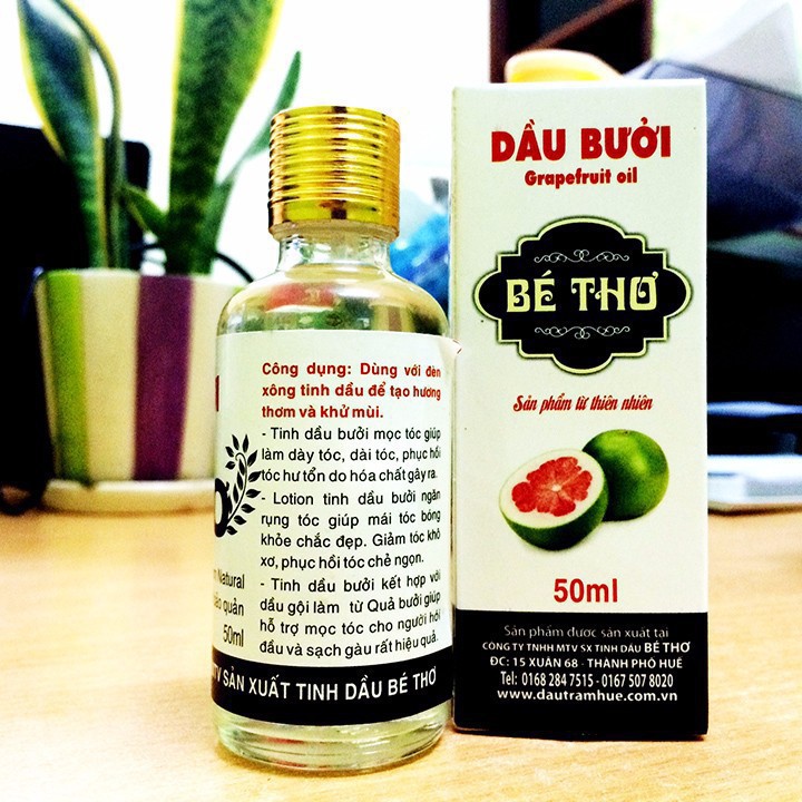 TINH DẦU BƯỞI BÉ THƠ CHAI 50ML