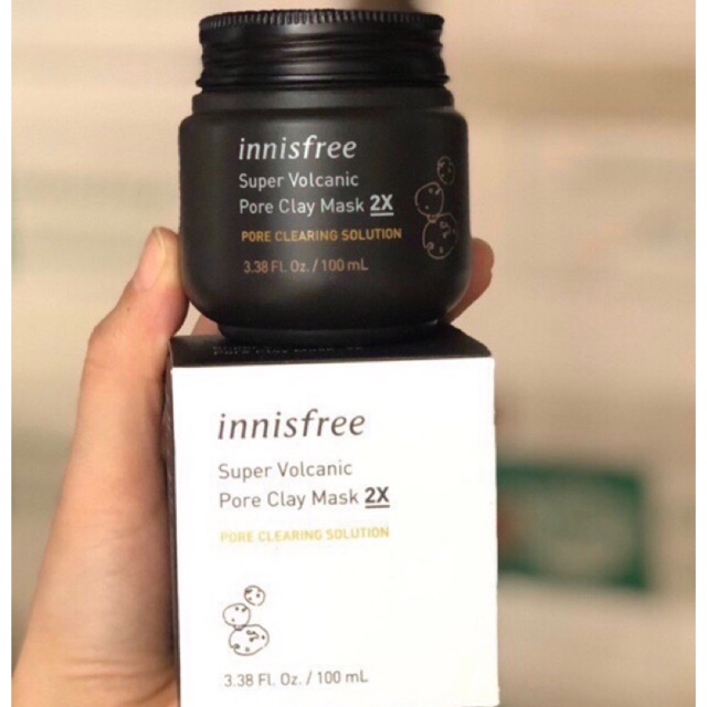 Mặt Nạ Đất Sét Innisfree Super Volcanic Pore Clay Mask 2X chính hãng Hàn Quốc