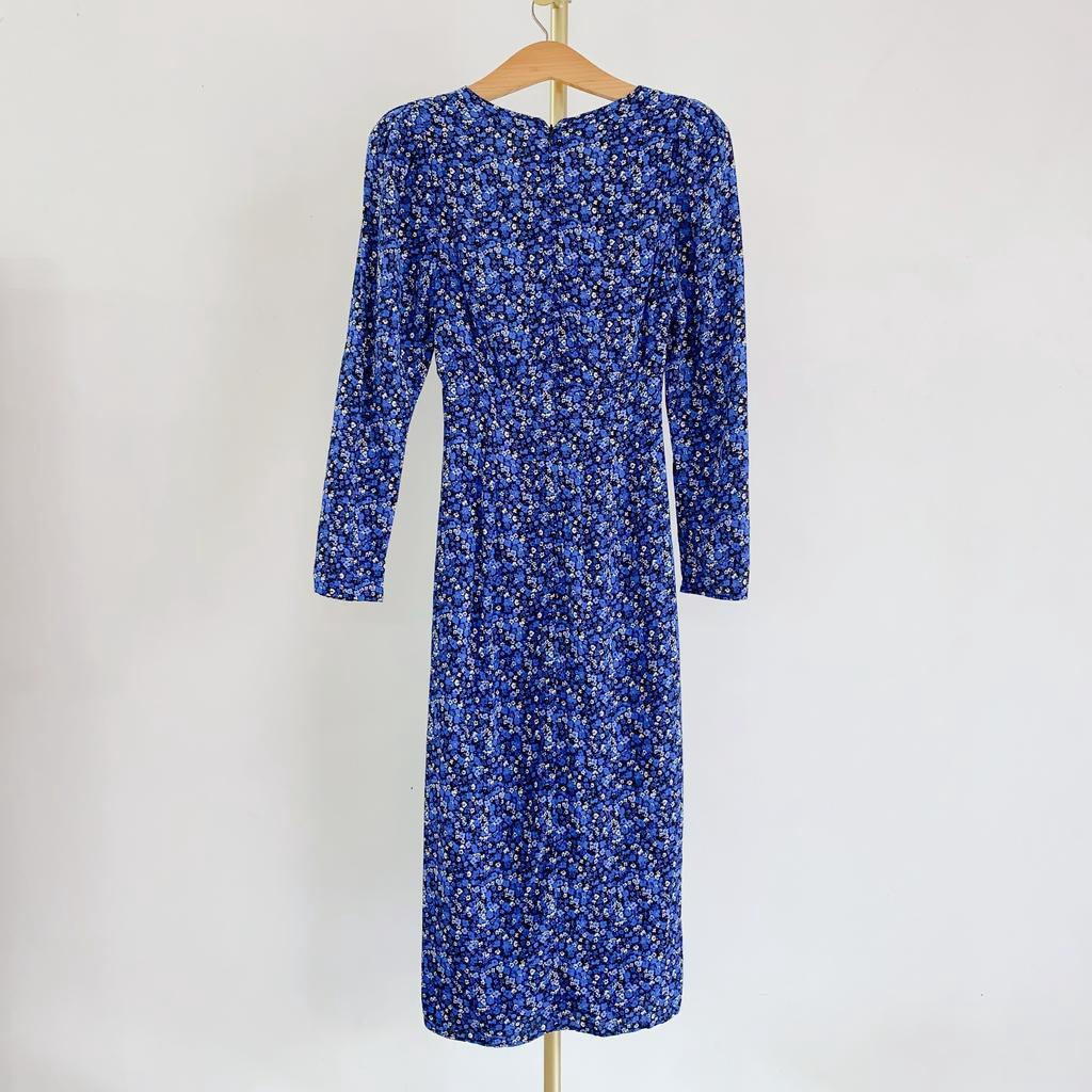 Đầm Bershka authentic vải thun gân