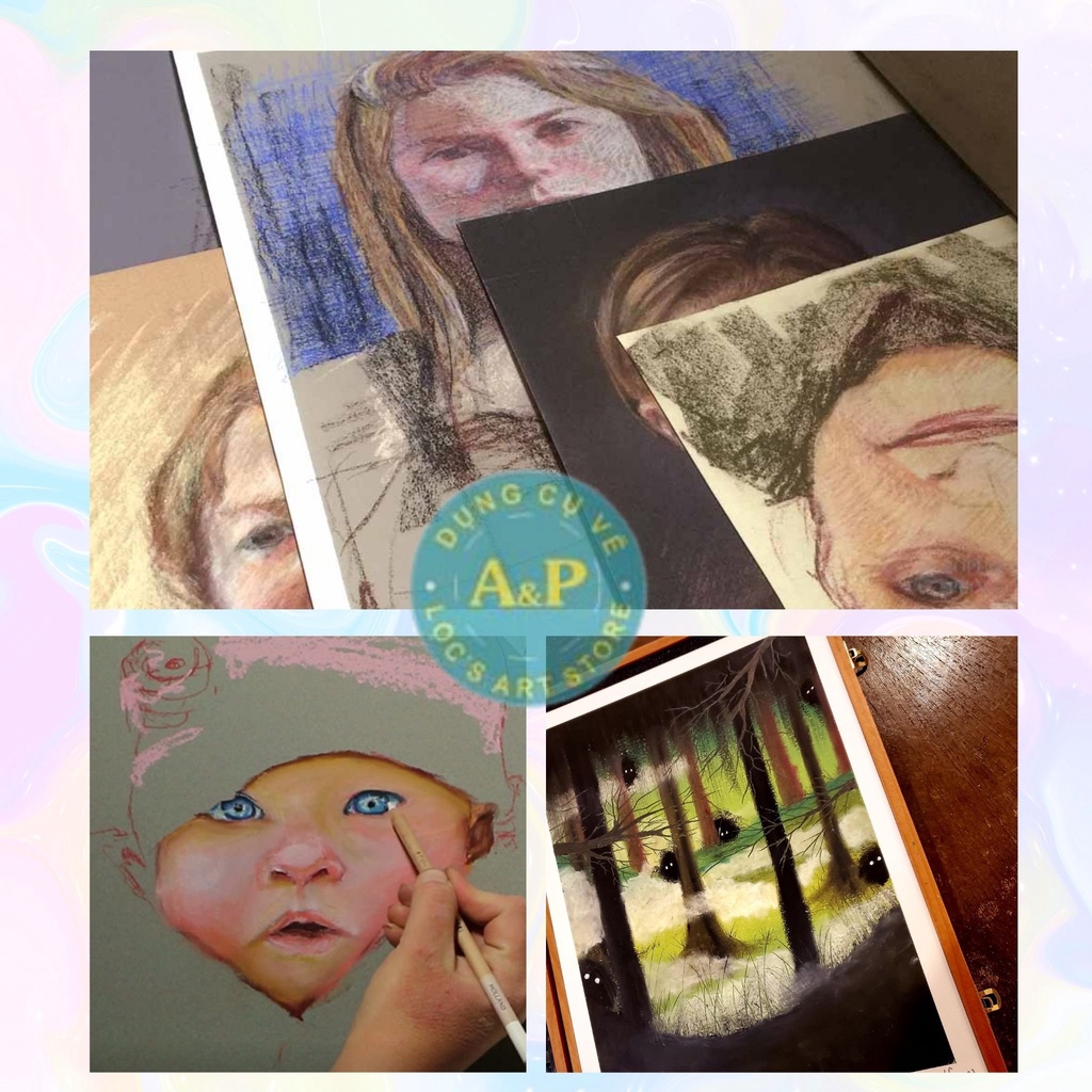 [Lộc'sArtStore] Pad giấy vẽ màu Pastel cao cấp MUNGYO Gallery Hàn Quốc 160gsm