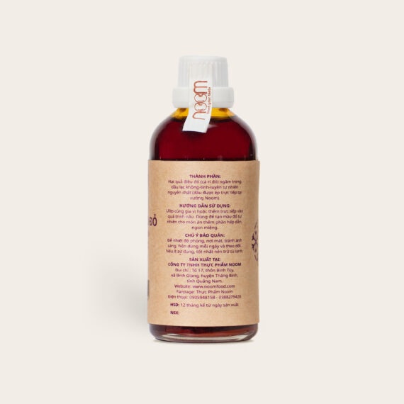 Dầu Điều Đỏ chính hãng Noom 100% chuẩn Organic loại 100ml