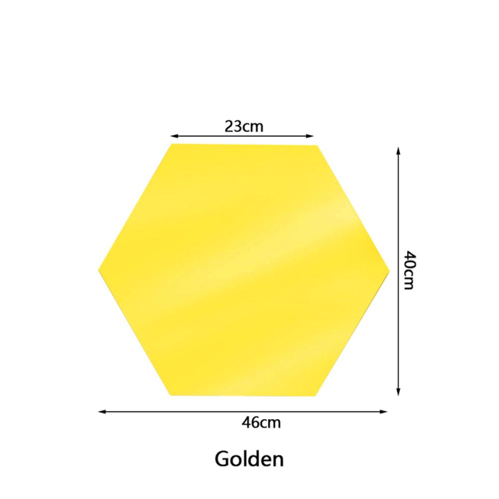 Bộ 12 Miếng Dán Tường Acrylic 3D Hình Tam Giác Mặt Gương K7U4