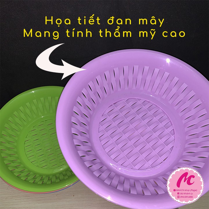 Rổ Tròn Đan Mây Song Long 2622 Đa Năng - MC1064