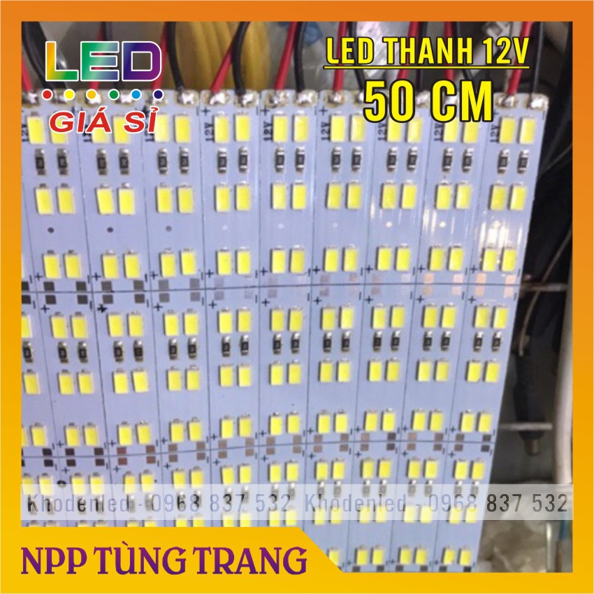 Led thanh 12V - 50cm Siêu sáng 72 mắt LED | BigBuy360 - bigbuy360.vn