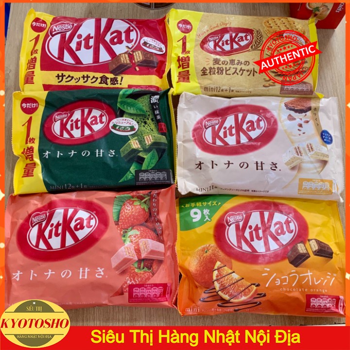 ( Date t7/2022) Bánh KitKat các vị Nhật Bản