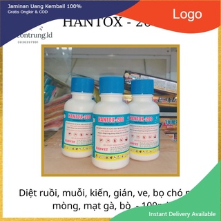 { Dung dịch diệt bọ chó, ve rận chó mèo : HANTOX 200- }